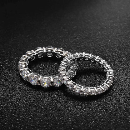 Thalia Moissanite Eternity Band