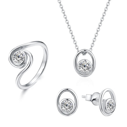 This Willow necklace features a sparkling round cut moissanite stone, set in either sterling silver or solid gold (10K, 14K, 18K). With high quality craftsmanship and a timeless design, this elegant pendant will add a touch of class to your everyday wear. Plus, with a moissanite stone that lasts forever, this necklace is truly an investment in luxury jewelry. Complete the look with Willow earrings and ring.