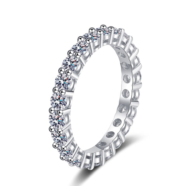 Thalia Moissanite Eternity Band